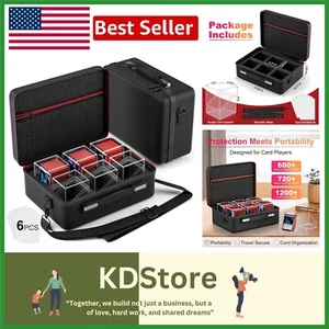 Luxurious Card Deck Organizer with 6 Dividers: Perfect for Collecting & Travel - Picture 1 of 9