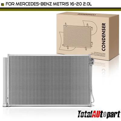 New AC Condenser w/ Receiver Drier for Mercedes-Benz Metris 2016-2020 L4 2.0L - Image 1 of 4