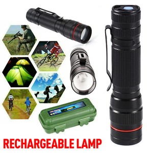 Mini USB Rechargeable 1200000LM LED Flashlight Super Bright Torch Tactical Light