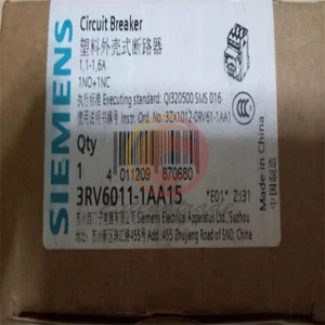 1PC Siemens circuit breaker 3RV6011-1AA15 NEW - Picture 1 of 6