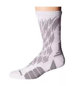 Adidas Climalite Traxion Crew Socks - 2 Pair - Size Medium - Picture 1 of 5