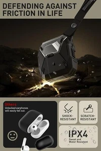 i-Blason Headphone Case for Apple AirPods 4th Generation Drop Protection Cover - Picture 1 of 7