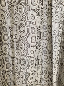 Corina Knitted Heavyweight Modern Jacquard Grommet Panel Pair 104”Wx84”L - Picture 1 of 13
