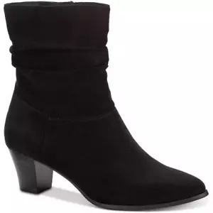 Style & Co. Womens Piviee Faux Suede Zipper Ankle Boots Shoes BHFO 6258 - Picture 1 of 6