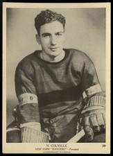 1939-40 V301-1 O-PEE-CHEE OPC HOCKEY~#39~NEIL COLVILLE~HOF~NEW YORK RANGERS