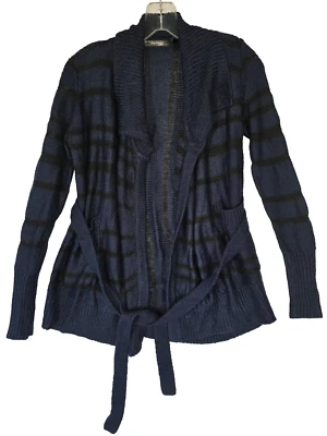 Daisy Fuentes SIZE Petite S Nordic Onyx Knitted  Cardigan EUC - Image 1 of 4