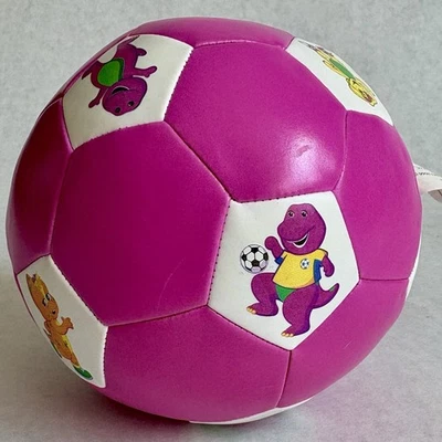 Barney Live in Concert Soft Soccer Ball 2010 VEE Corp Rare Plush Toy Collectors - Image 1 of 4