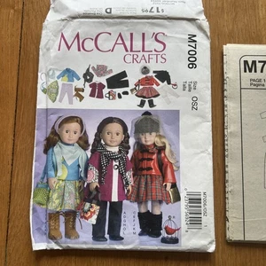 McCall’s Crafts Schnittmuster 18” Puppenkleidung komplett und unbenutzt  - Bild 1 von 5