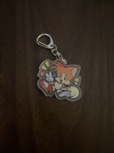 Pop Culture Keychains Sonic The Hedgehog Keychain Acrylic Tails - Picture 1 of 3