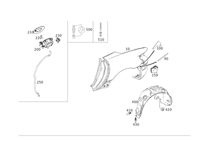 Relleno de tanque genuino Mercedes-Benz 172-630-04-00 Foto 1 de 2