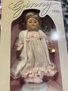 Vogue Doll 1995 Ginny Hot Cocoa 8" Vinyl Posable Doll Stand Vintage - Picture 1 of 4
