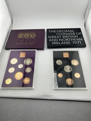 1970 + 1971 UK Coinage of Great Britain & Northern Ireland Proof Sets - Image 1 of 4