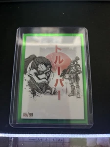 Art of "The Duel" - 2023 Topps Chrome Star Wars Galaxy GV-20 Green Refractor /99 - Picture 1 of 4