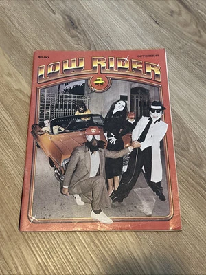 VINTAGE LOW RIDER October 1981 MAGAZINE CHICANO LOWRIDER CAR CULTURE Firme Foto 1 de 3