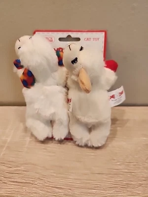 NEW Cat Toys 2 Lamb Chop Plush with Catnip One  - Image 1 of 3