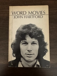 Word Movies~John Hartford~SIGNED~1971~1st Ed~Poetry~Lyric~Unique Ownership - Picture 1 of 10