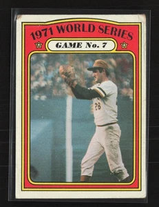 1972 Topps #229 1971 World Series Game No. 7 Pittsburgh Pirates PR - Picture 1 of 2