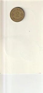1925 Iceland 2 Kronur Coin LOOK - Picture 1 of 2
