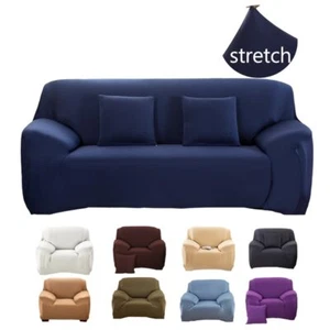 Elastic Sofa Cover For Living Room Sofa Slipcover Couch Seater corner sofa Cheap - Picture 1 of 38