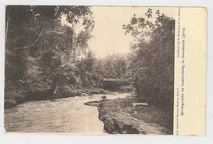 INDONESIA 02-JAVA -Riviergezicht en bamboebrug te Soerakarta - Picture 1 of 2