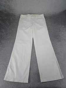 Vince Pants Womens 10 Off White Wide Leg Chinos *Stains - Picture 1 of 22