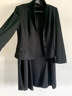 ALEX & CO BLANCO Y NEGRO LUNARES MANGA LARGA DOS PIEZAS FALDA TRAJE BLAZER TALLA: UK10 Foto 1 de 4