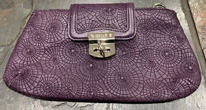 Oscar De La Renta Bag Hand Leather Clutch - Picture 1 of 3