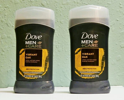 Дезодорант Dove MEN + CARE VIBRANT OAK 48 H ЗАЩИТА 3 унции каждый *2 палочки* - Изображение 1 из 3