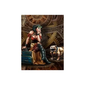 Scale 75 Daisy Reed + Bulldog Steampunk 35mm unpainted metal figure kit - Imagen 1 de 4