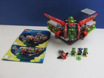 lego 8077 ATLANTIS EXPLORATION HQ complete SET minifigures DIVERS SEA 0328 - Image 1 of 4