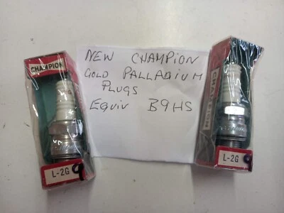 2 x Champion L2G Spark Plugs (Equiv to B9HS) - Image 1 of 3