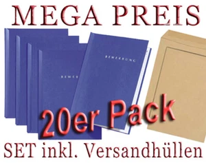 20 Dossiers De Candidature Bleus De Pagna Type START 2 Pièces Inclus Enveloppes - Afbeelding 1 van 4
