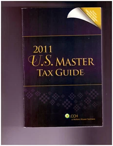 2011 U.S. MASTER TAX GUIDE by CCH - Picture 1 of 3