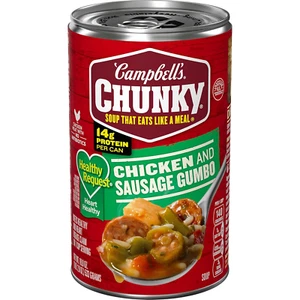 Campbell'S Chunky Soup, Healthy Request Chicken and Sausage Gumbo, 18.8 Oz Can - Picture 1 of 12