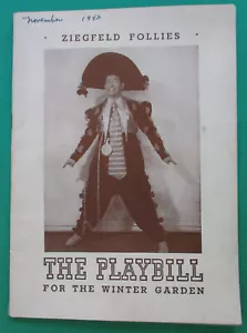 Milton Berle Spielzettel Programm Ziegfeld Follies Vintage 1943 Original Wintergarten - Bild 1 von 7