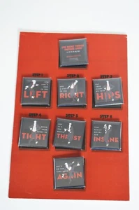 Set of 8 Promo 2016 Rocky Horror Picture Show Live Pin- Back Buttons - Picture 1 of 4