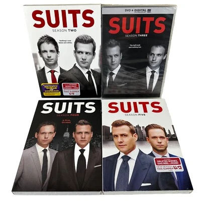 SUITS Seasons 2 3 4 & 5  Gabriel Macht, Patrick Adams New, SEALED - Image 1 of 4