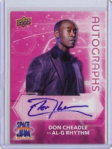 Space Jam A New Legacy Don Cheadle as Al G Rhythm rosa Autogrammkarte #PS-CH2 UD - Bild 1 von 3
