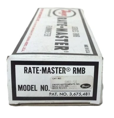 Dwyer RMB-56 50-500 SCFH Rate-Master 可变面积流量计 — 第 1/3 张图片