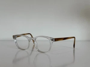 Warby Parker Felix M 506 Square Clear Brown Eyeglasses Optical Frame 49-19-145 - Picture 1 of 11
