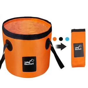 Collapsible 5-Gallon Bucket Folding Water Container Hiking Gardening Travel - Picture 1 of 8