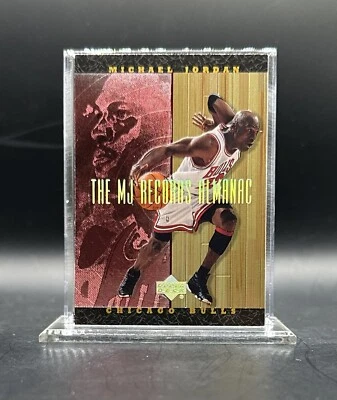 1999 UD Hardcourt MJ Records Almanac Michael Jordan HOF Chicago Bulls UNC MVP - Image 1 of 3