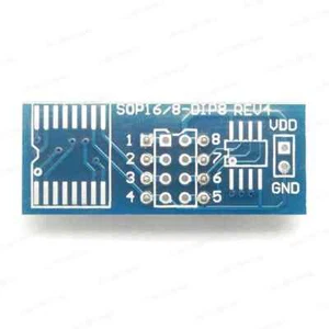 SOP16/8-DIP8 REV4 Board SOP16 SOP8 Board For RT809H EZP2019 TL866ii plus Program - Picture 1 of 3