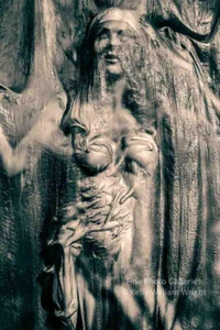 KELLY WILLIAM WRIGHT Female Nude Surreal LIVING SCULPTURE Original Photo 8x11 - Picture 1 of 1