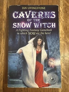 Caverns of the Snow Witch Ian Livingstone SIGNED 2003 UK Fighting Fantasy Wizard - Picture 1 of 9