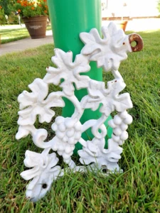 VTG Antique Original Cast Iron Grape Garden Chair Replacement Right Back Panel - Picture 1 of 6