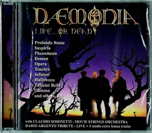 DAEMONIA LIVE...OR DEAD C.Simonetti Profondo Rosso/Suspiria/Tenebre CD SIGILLATO - Picture 1 of 2
