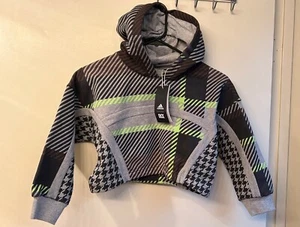 New! ADIDAS Ivy Park Hooded Shrug, YOUTH size XS, Grey Heather, hoodie, HN3984 - Picture 1 of 11