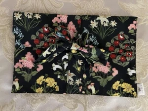 Agua- floral printed cotton clutch with tie closure - Picture 1 of 8
