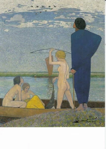Postkarte: Heinrich Vogeler - Träumerei / Träume oder Hoffnungen - Picture 1 of 1